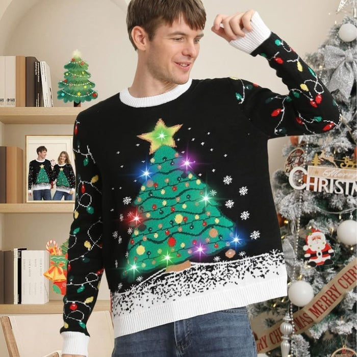 Light Up Ugly Christmas Sweater