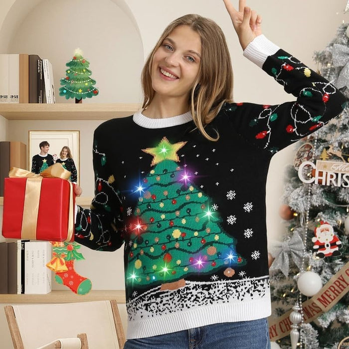 Light Up Ugly Christmas Sweater