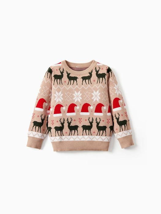 Reindeer Family Christmas Sweater