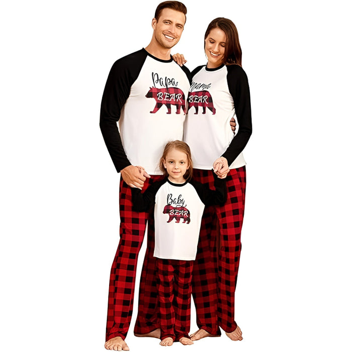 Reindeer Christmas Themed Family Matching Sleepwear