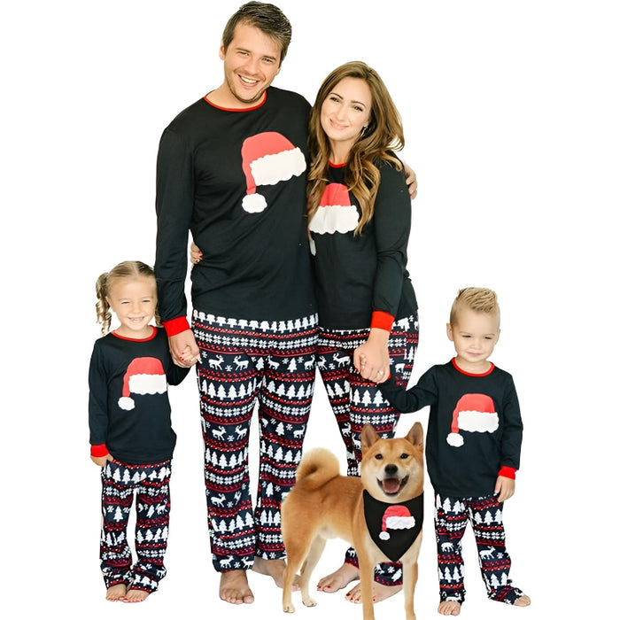 Reindeer Christmas Themed Family Matching Sleepwear