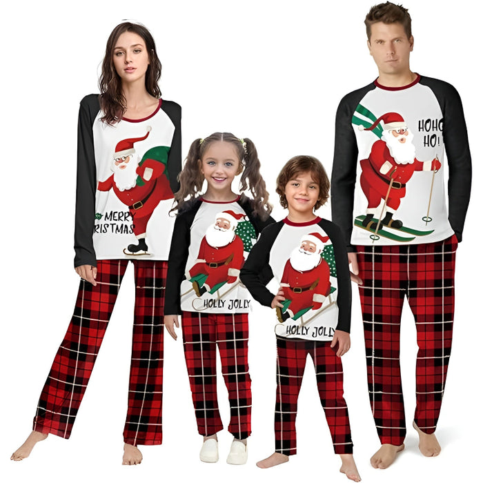 Reindeer Christmas Themed Family Matching Sleepwear