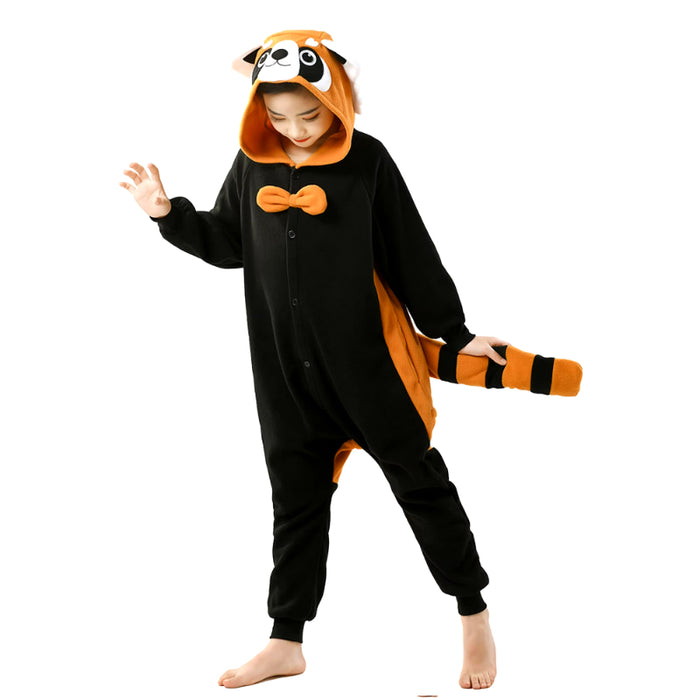 Panda Printed Hooded Family Onesie Sleepwear