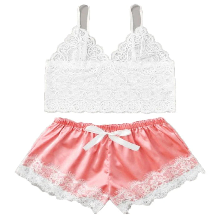 Women Set With Spaghetti Straps Lace