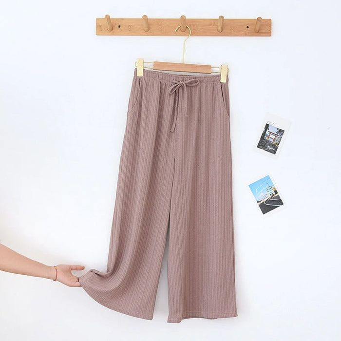 Women's Threaded Wide Leg Pants