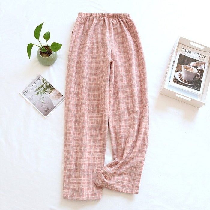 Cotton Loose Drawstring Pyjamas