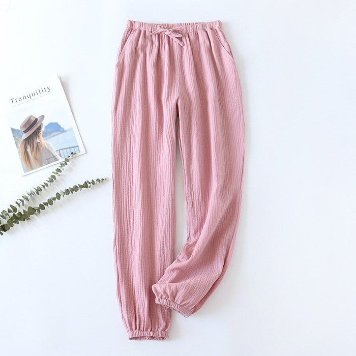 Japanese-Style Casual Tie Pants