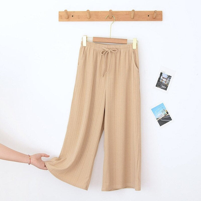 Women's Threaded Wide Leg Pants