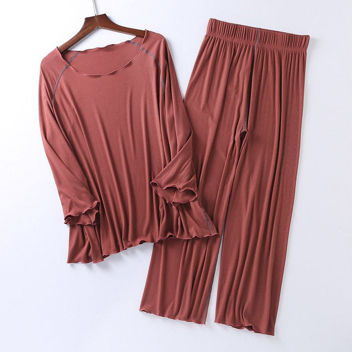 Women Seven Sleeves Nine Wide Pants