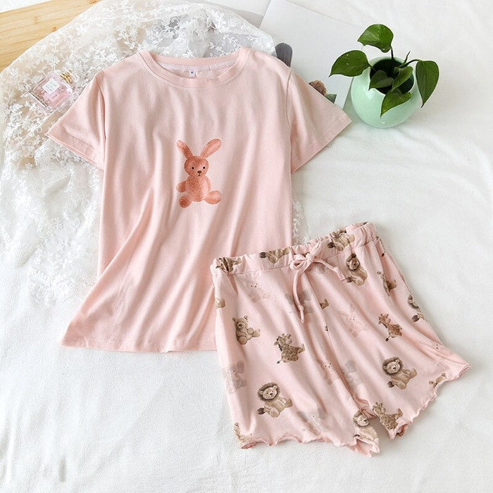 Cute Casual Pajamas Suit