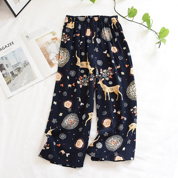 Women's Floral Home Pants