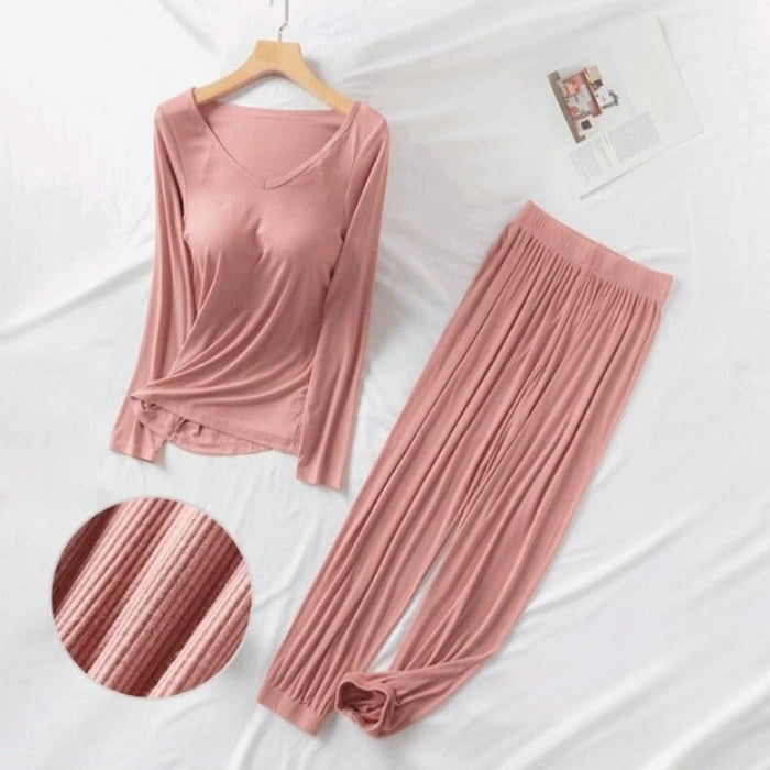 Women's Cotton Threaded Pajamas