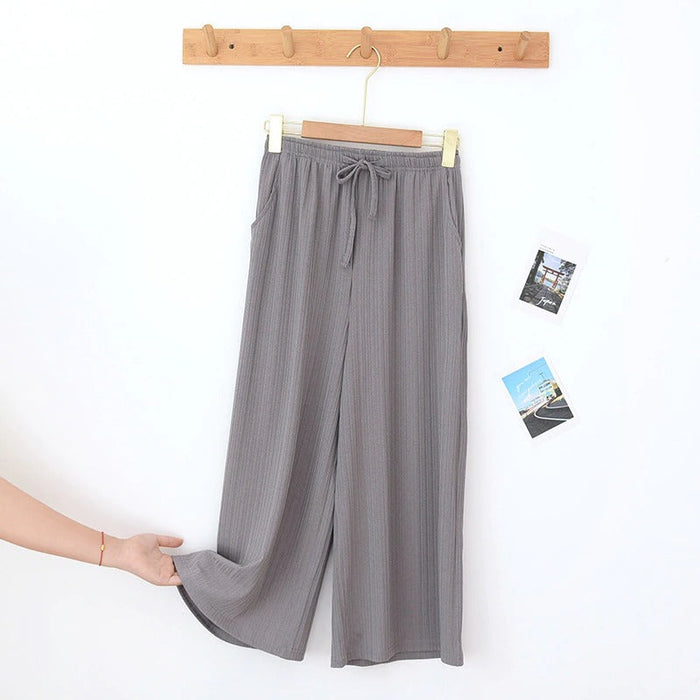 Women's Threaded Wide Leg Pants