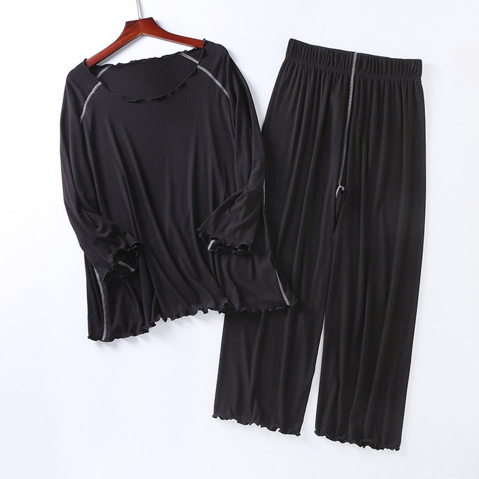 Women Seven Sleeves Nine Wide Pants