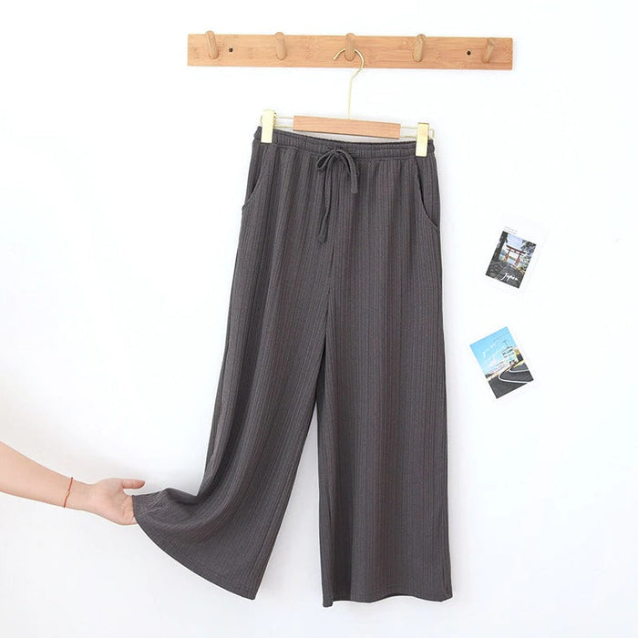 Women's Threaded Wide Leg Pants