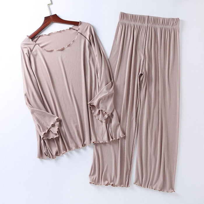 Women Seven Sleeves Nine Wide Pants