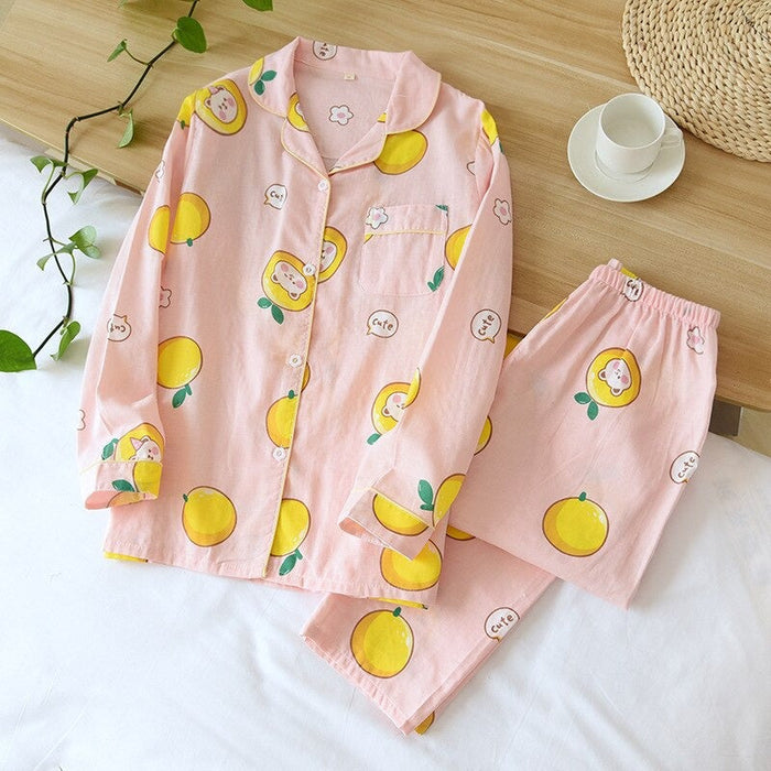 Two-Piece Printed Pajamas