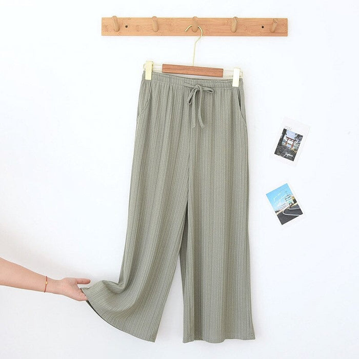 Women's Threaded Wide Leg Pants