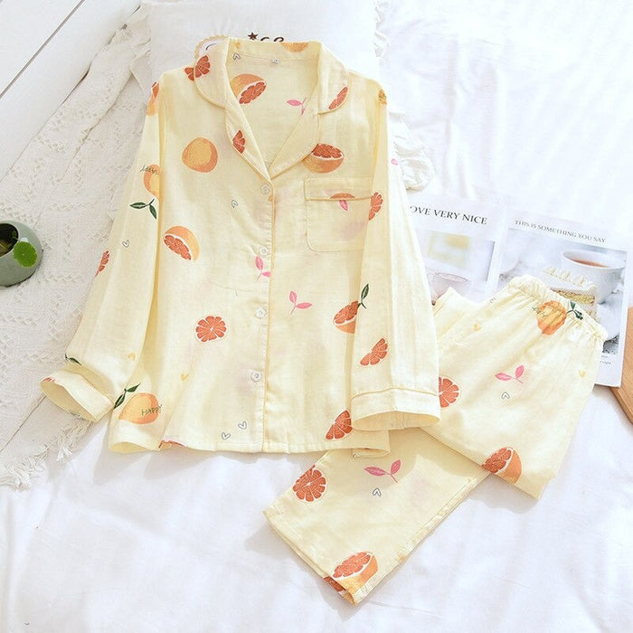 Two-Piece Printed Pajamas