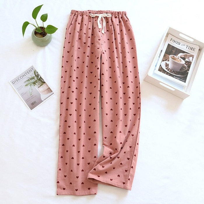 Cotton Loose Drawstring Pyjamas