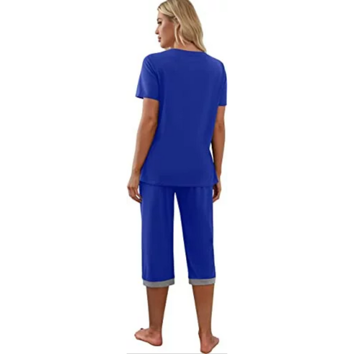 Women's With Pocket Pajama Set