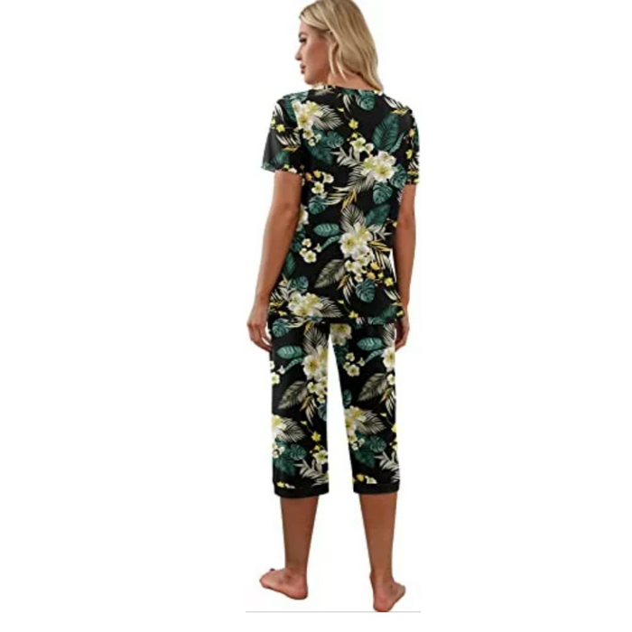 Women Sleepwear Night  Pajamas Set