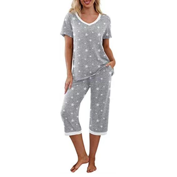 Women's With Pocket Pajama Set