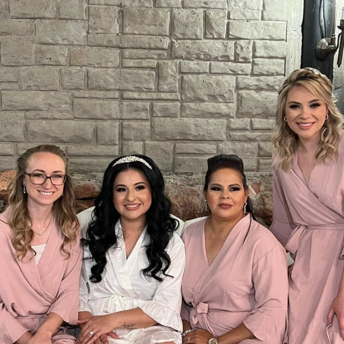 Customized Solid Bridesmaid Bride Robes