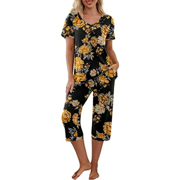 Women Sleepwear Night  Pajamas Set