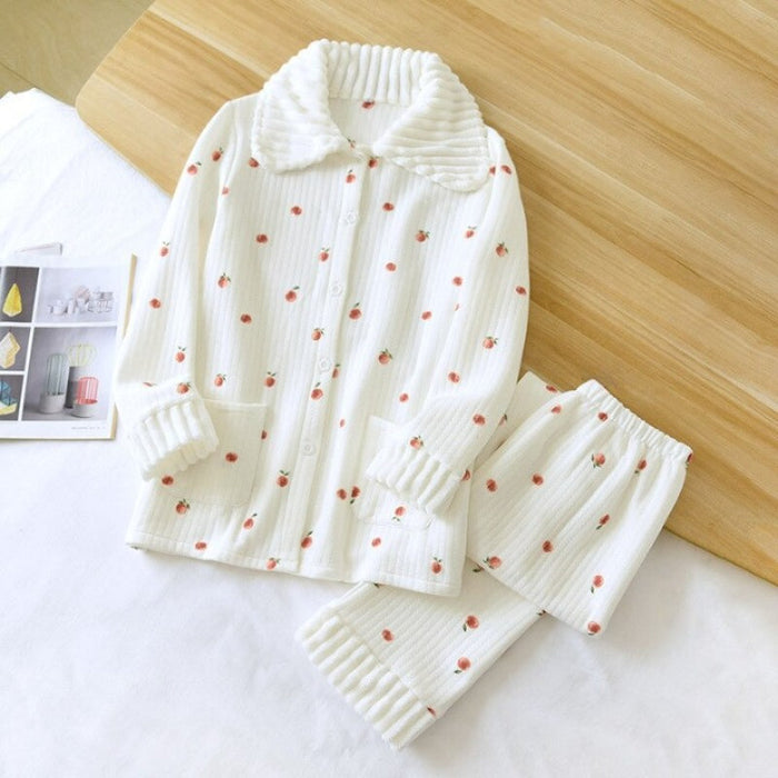 Women Elegant Floral Pajamas