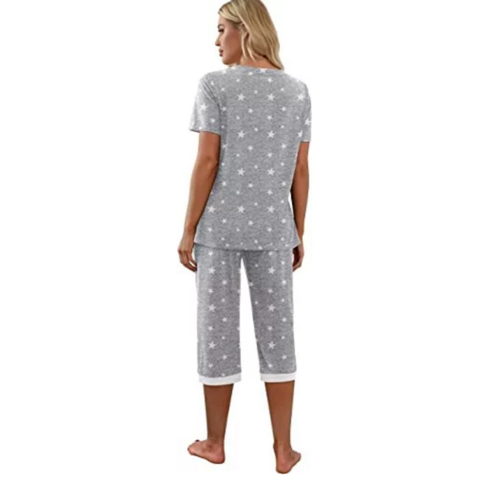 Women's With Pocket Pajama Set