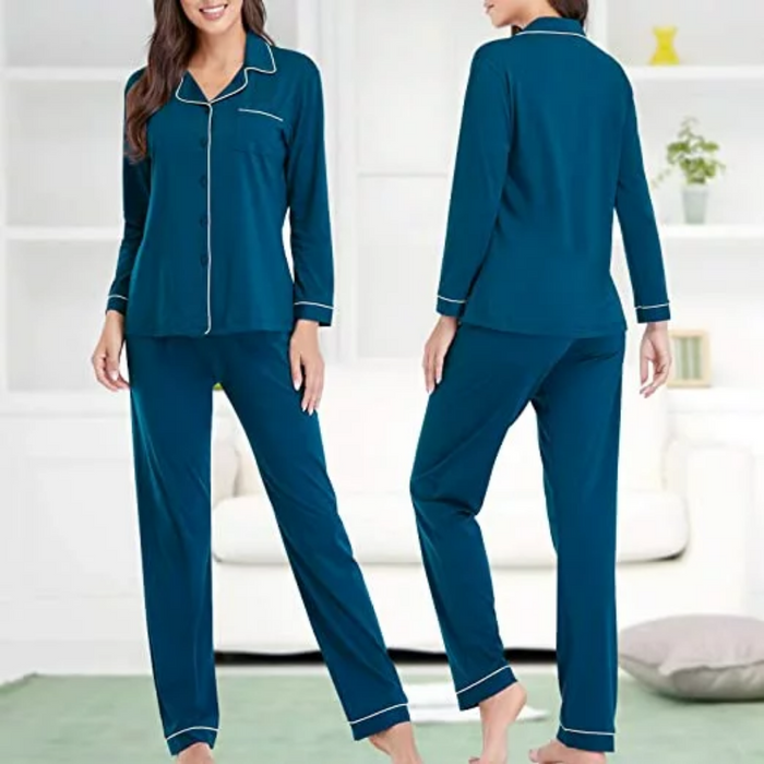 Women Classic Short Comfort Pajamas Set