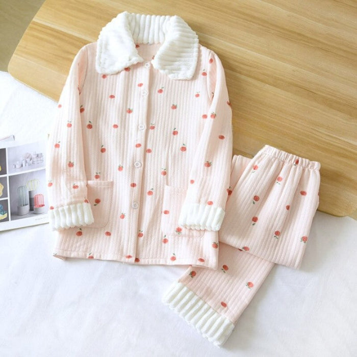 Women Elegant Floral Pajamas