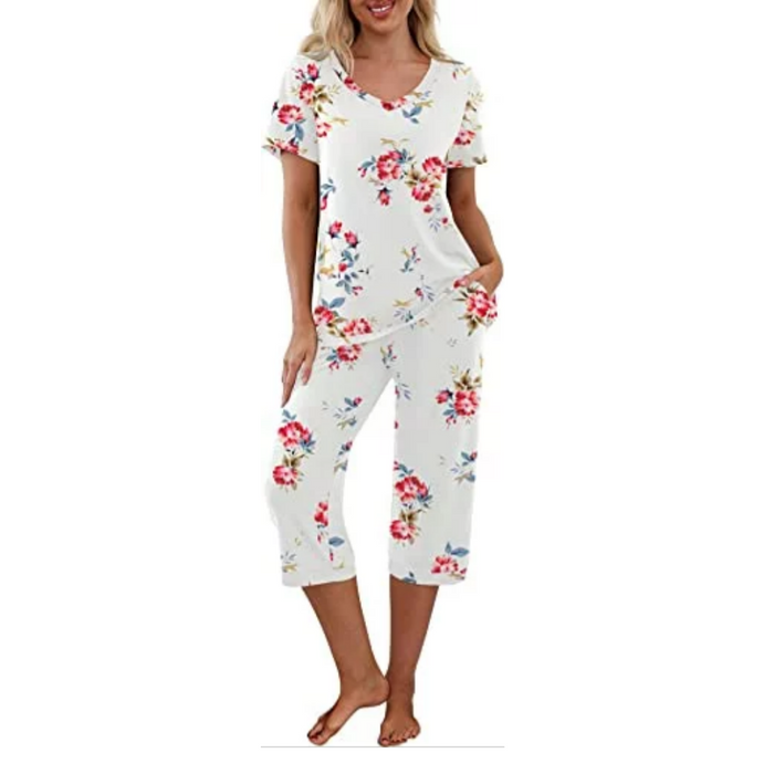 Printed Casual Pajama Set For Women