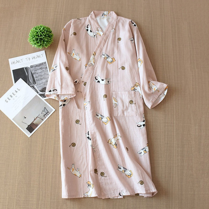 Japanese-Style Nightgown Ladies For Women