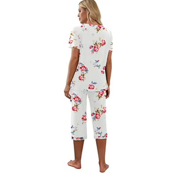 Printed Casual Pajama Set For Women