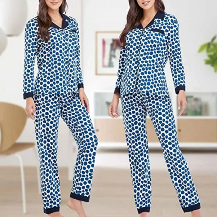 Women Classic Short Comfort Pajamas Set