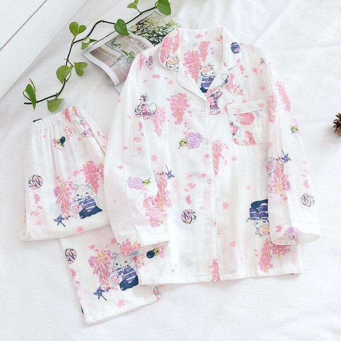 Casual Nightwear Printed Pajamas