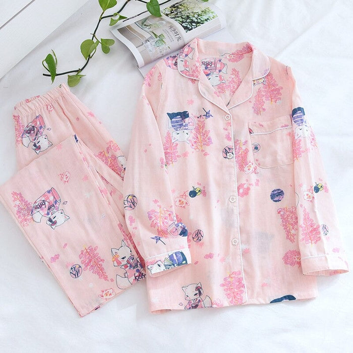 Casual Nightwear Printed Pajamas