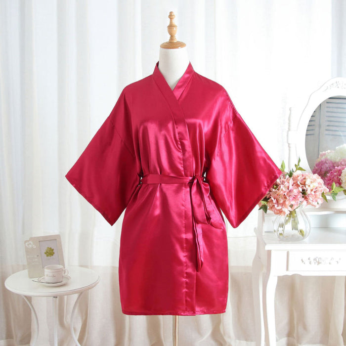 Customized Solid Bridesmaid Robe For Women