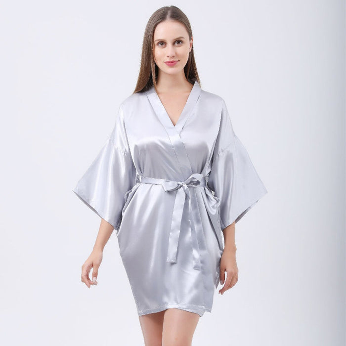 Customized Solid Bridesmaid Robe For Women