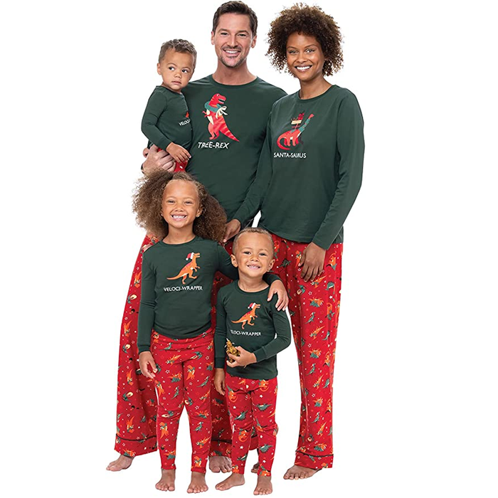 Family Christmas Dino Matching Sets