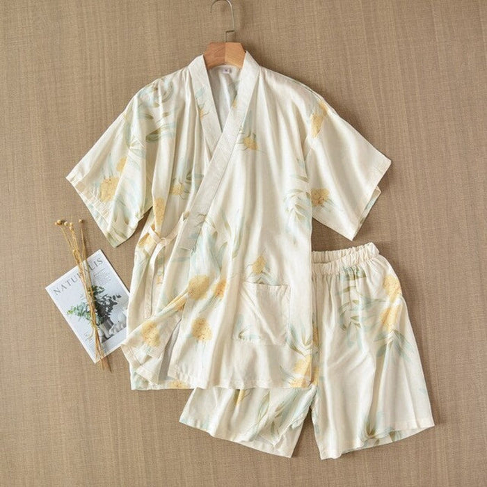 kimono Short-Sleeved Shorts ladies