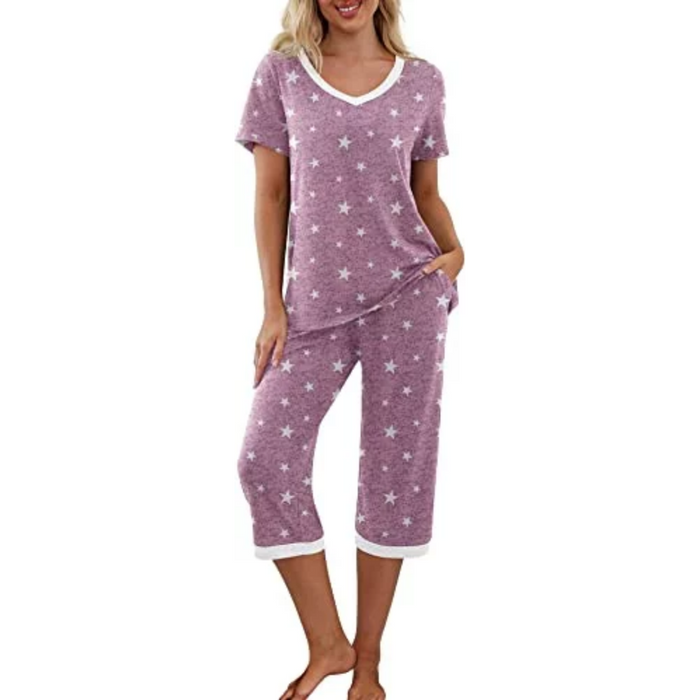 Women Sleepwear Night  Pajamas Set