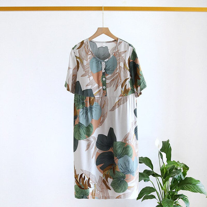 Printed Women's Nightgown