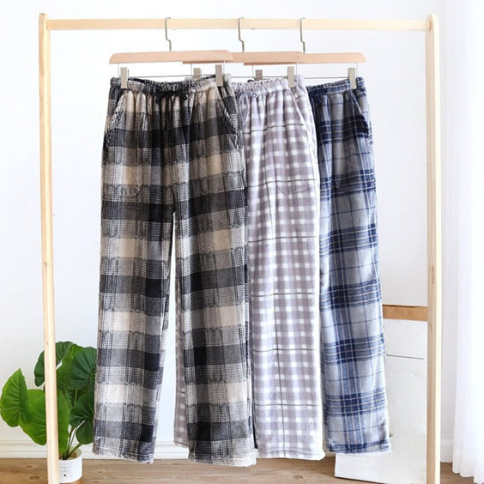 Checks Home Trousers For Men