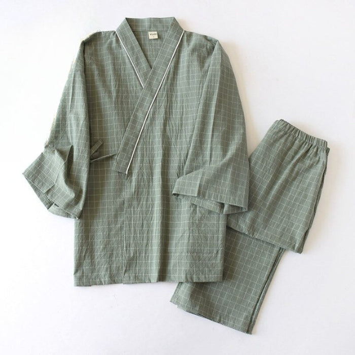 Checks Pattern Pajamas For Men