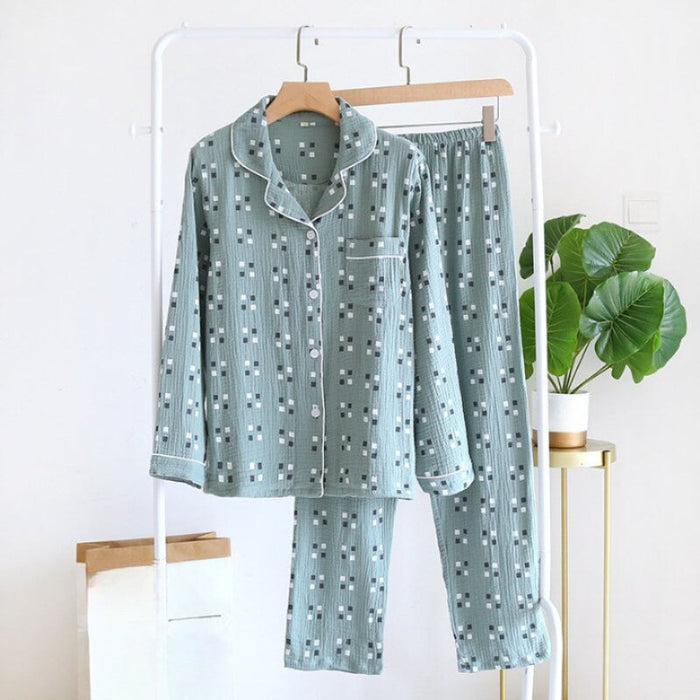 Dot Pattern Men's Pajamas Set