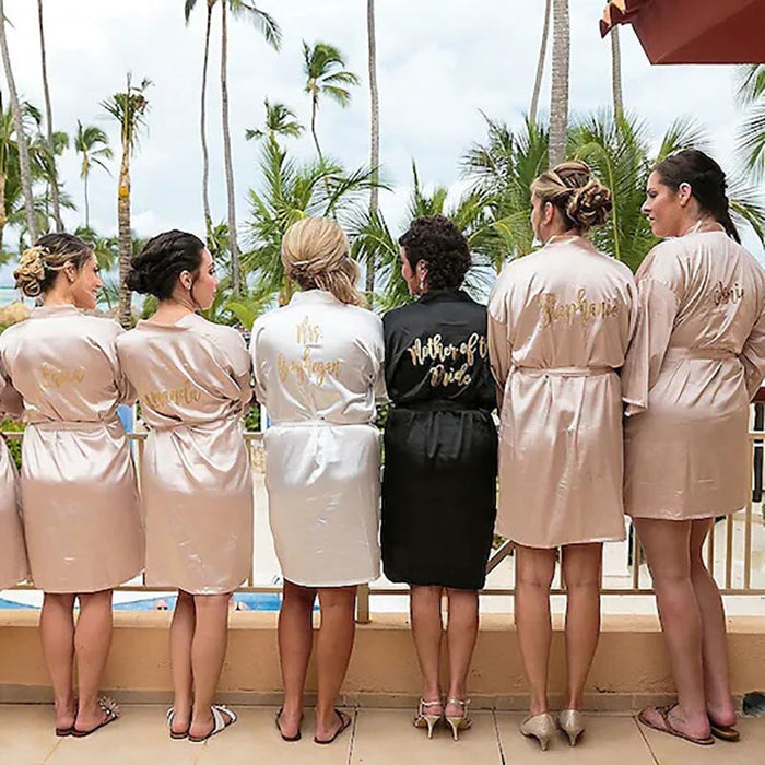 Customized Classic Bridesmaid Robe For Women