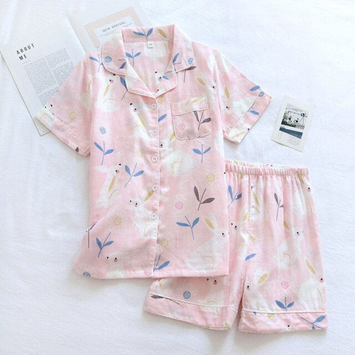 Printed Style Pajamas Set